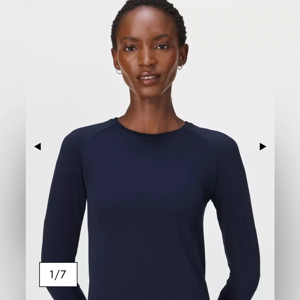 Sweaty Betty Dark Blue Long Sleeve Top